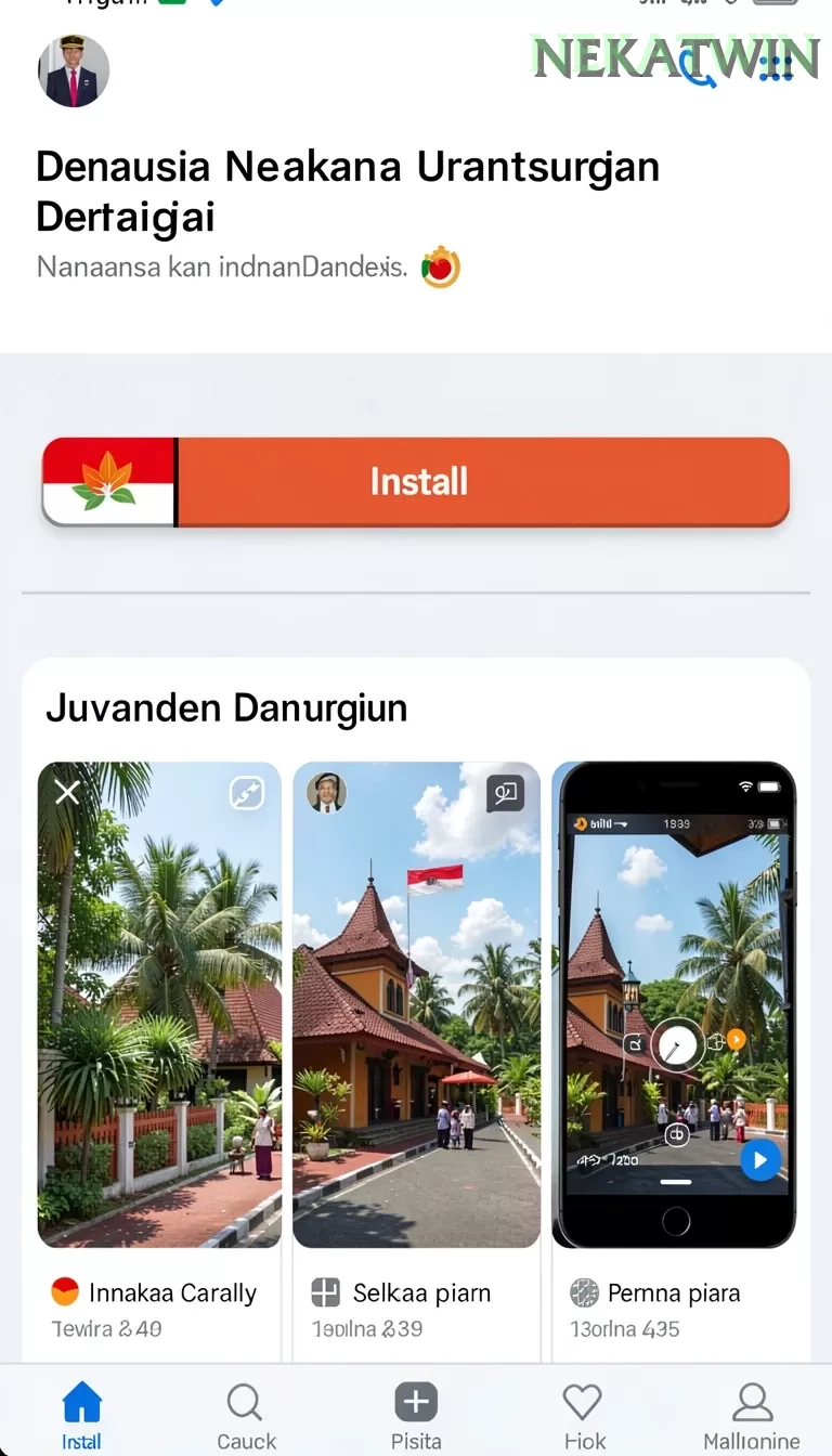 Cuplikan layar VIVATOGEL — halaman utama