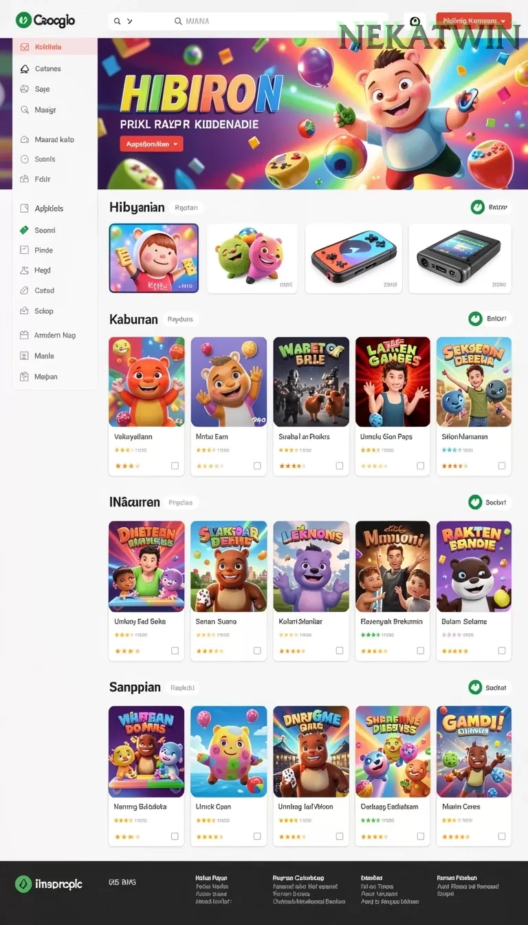 Cuplikan layar TVTOTO — halaman utama